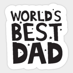 Worlds best dad Sticker
